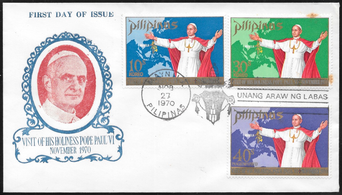Philippines 1970 First Day Cover 